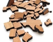 Mini United States Itsies - Set of 4 of Any State of Your Choice  - Free Shipping . Timber Green Woods Sustainable Forestry Products