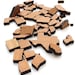 Mini United States Itsies - Set of 4 of Any State of Your Choice  - Free Shipping . Timber Green Woods Sustainable Forestry Products