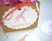 Custom Baby Running Giraffe Olive Wood Stamp