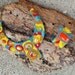 Beaded Fiesta cuff bracelet just in time for cinco de mayo