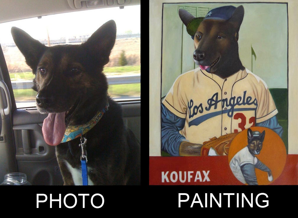 Custom Portrait - Hand painted 24X36 oil on canvas - one subject  your photo