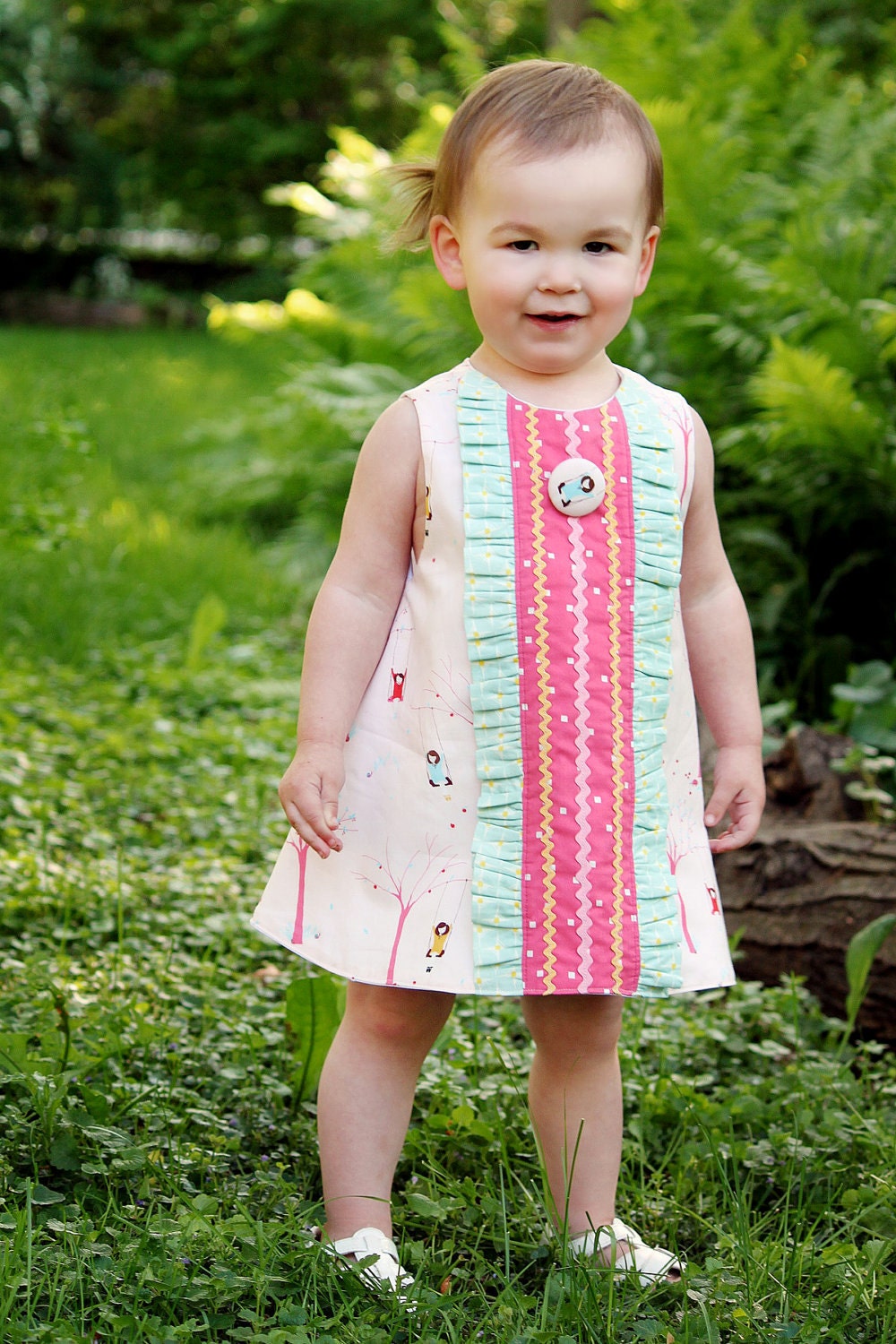 Janey Jumper - Original Paper Printed Sewing Pattern - Size 6 Month through 10 Years