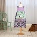 Plum Bird Apron Dress, Size 5, Ready to Ship by The Cottage Mama