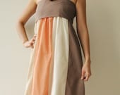 The Line Part II ...Orange Cream Maxi Cotton dress