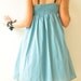 Wind of change.... Blue-Brown Cotton Dress 2 Sizes Available