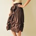 Baby Doll.... Dark Brown Cotton Dress/Skirt