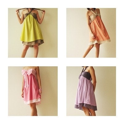 Feel So Good - Short ...Orange Halter Maxi Cotton dress