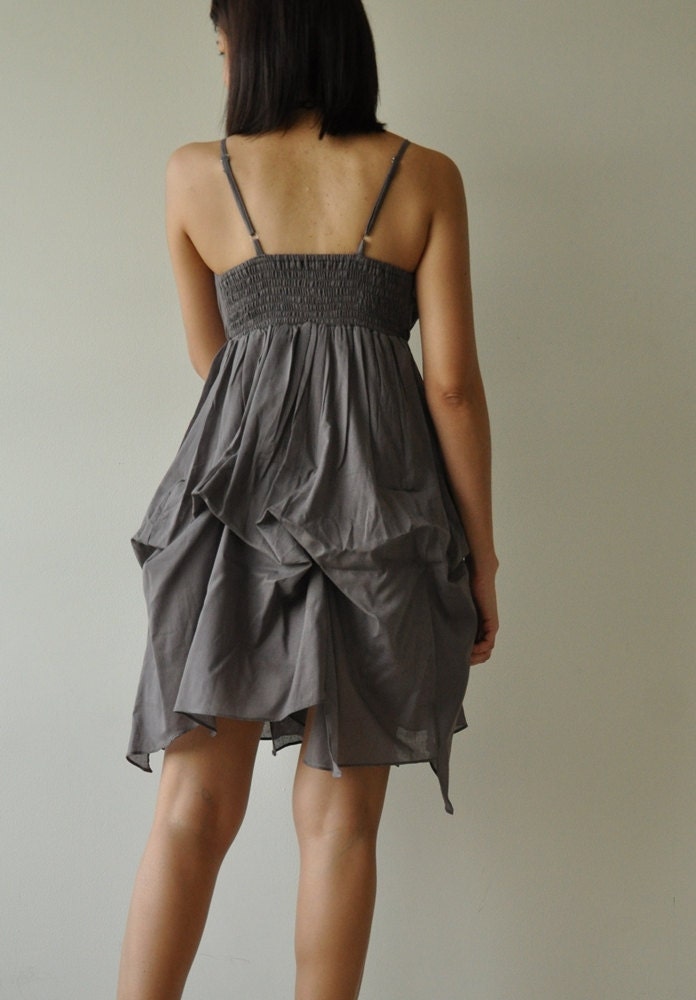 Jazzy.... Gray  Cotton Dress