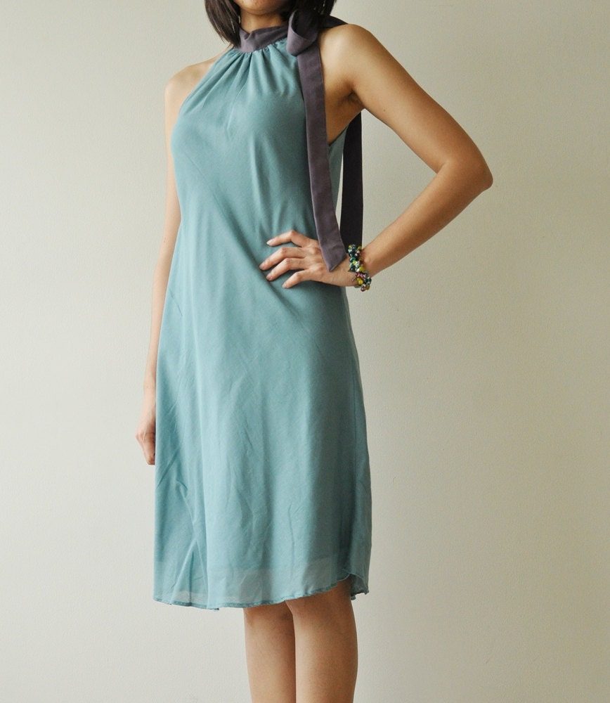 Sugary...Blue Purple  Cotton dress