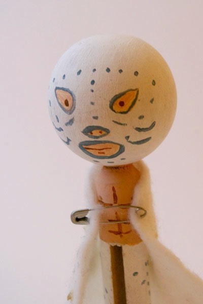 Clothes Pin Masked Wrestler