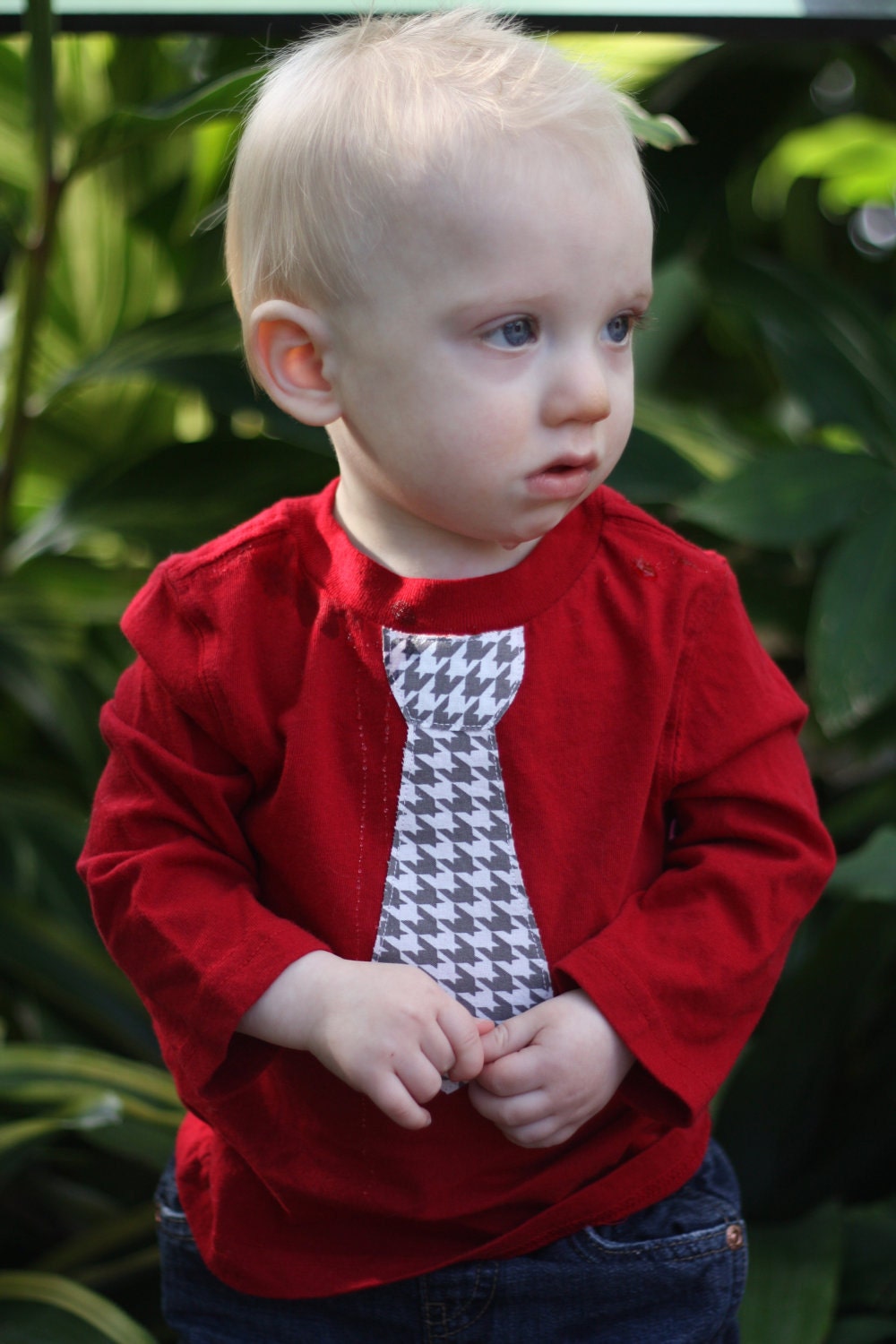 Boy's Valentines Tie Shirt