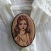 Simple Beautiful Alice Cameo-Style Brooch
