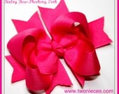 Two Nieces Bailey Bow-Shocking Pink