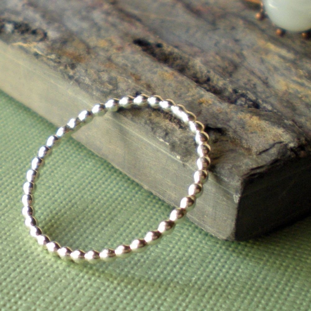Skinny Thumb Ring in Sterling Silver