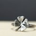 Four Leaf Clover Ring Sterling Silver