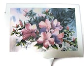 Azaleas Note Card 5 x 7 greeting card flowers spring Florida handmade watercolorsnmore