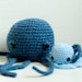 Crochet pattern octopus amigurumi, pattern for a big AND a small octopus - Instant download PDF