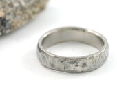 5mm Tooled with Love - 14k Palladium White Gold Wedding Band