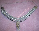 Blue Victorian Necklace