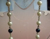 Teal Dangle Studs