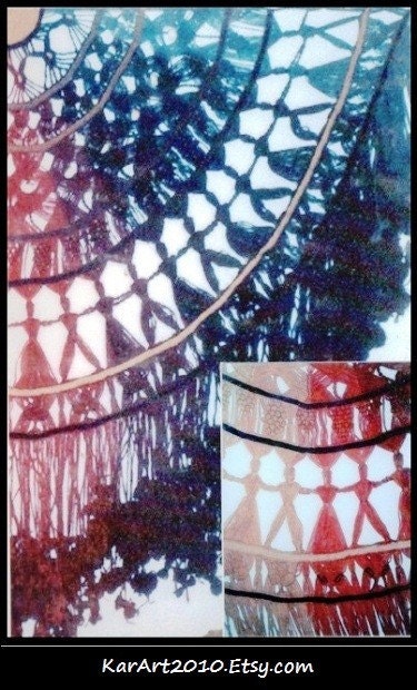 THE DANCE OF THE WORLD - Figurative Original  Modern Art  Handmade Wall Tapestry. Macrame.   With Certificate of Authenticity.  Listed  only for Viewing and Custom Work.