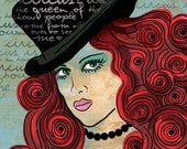 Circus / original illustration ART Print SIGNED / 8 x 10 / NEW
