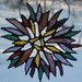 Stained Glass Floral Suncatcher
