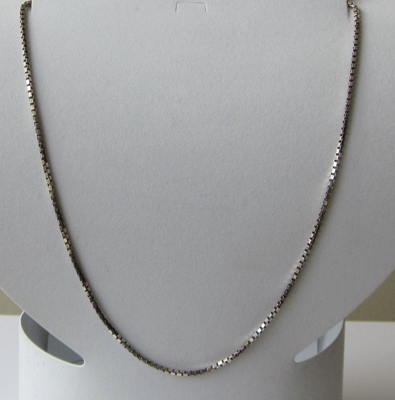 Sterling Silver Box Chain - Vintage