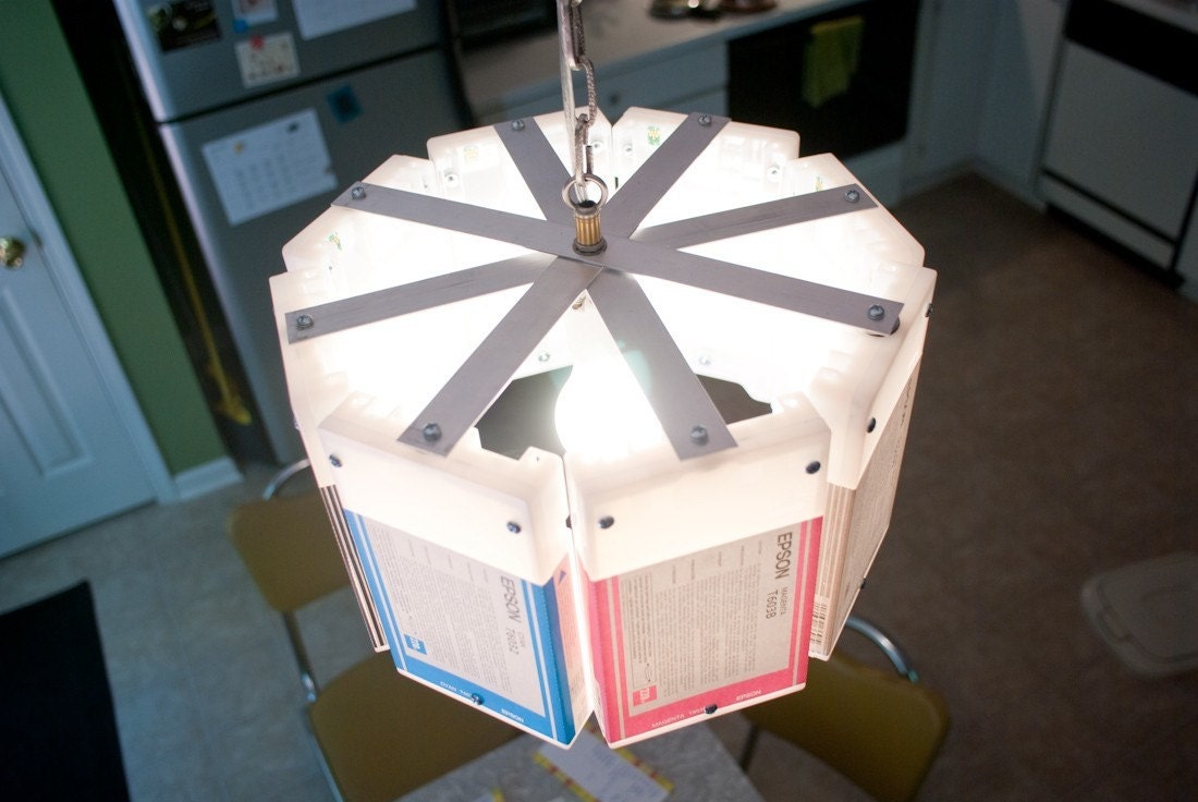 Ink Cartridge Chandelier