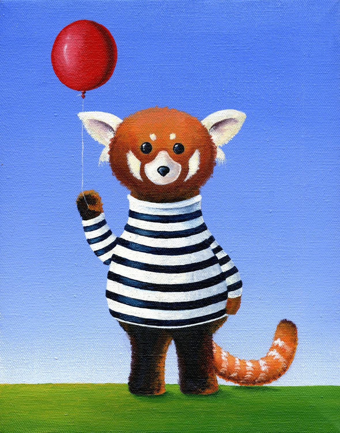 Walter, the Red Panda Print 8 x 10 Print by SBMathieu