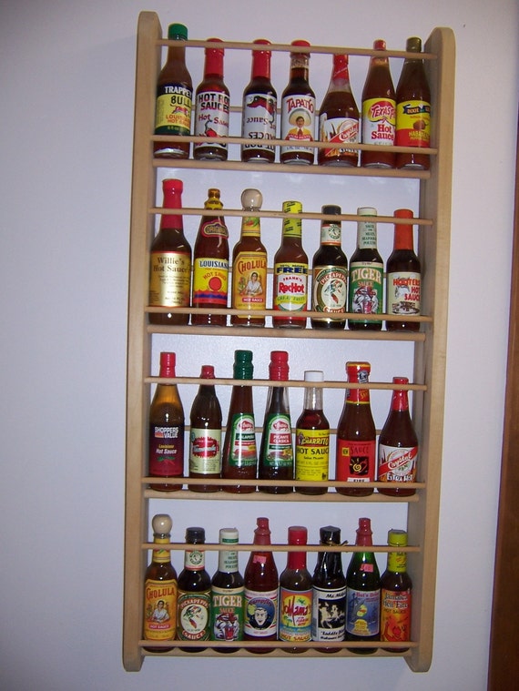 Items Similar To Hot Sauce Collection Rack On Etsy 5501