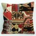 Sukan / Hand Woven - Turkish Antique Patchwork Kilim Pillow Cover - 20x20