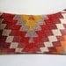 Sukan / Hand Woven - Turkish Kilim Pillow Cover - 24x16 inch