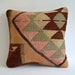 Sukan / Hand Woven Vintage Turkish Kilim Pillow Cover, Decorative Pillows, Accent Pillow, Throw Pillow,  16x16 inch
