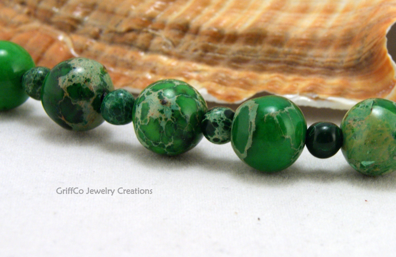 Green impression Jasper Bracelet