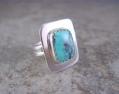 Handmade Sterling Silver Nacosari Turquoise Ring by Lita
