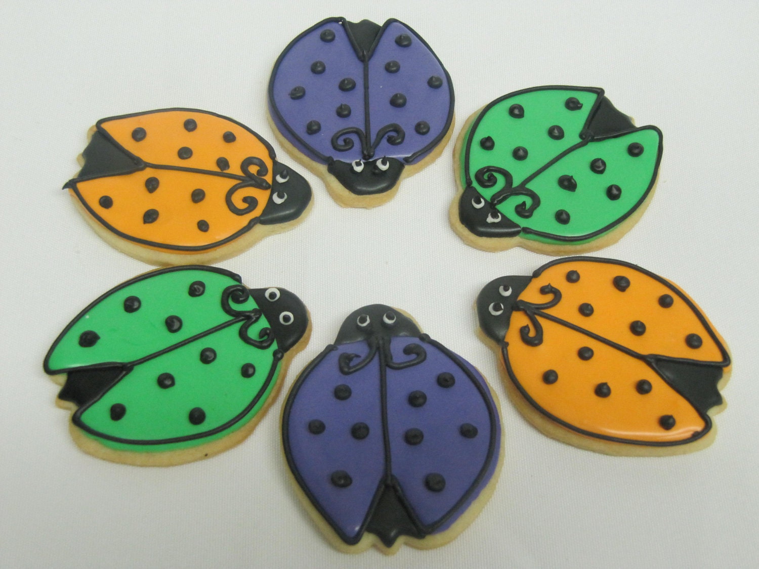 Lady Bug Sugar Cookies