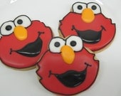 Elmo Sugar Cookies