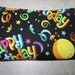 happy birthday padded makeup jewelry bag