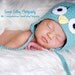 Blue bird crochet hat PDF pattern