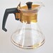 Vintage Gold Trimmed 8 Cup Pyrex Glass Coffee Carafe