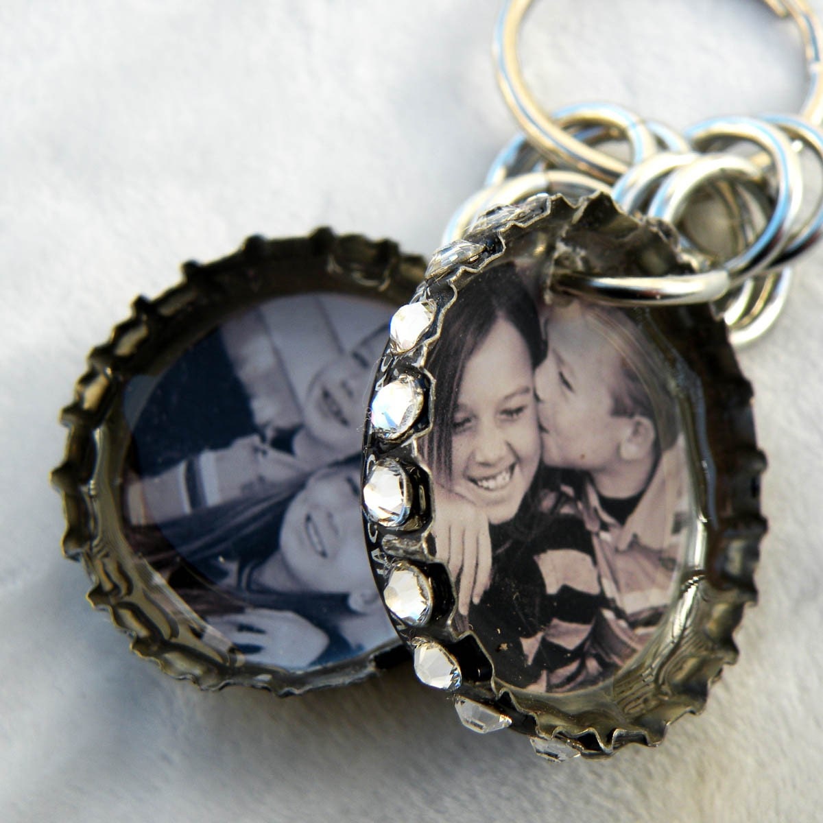 Custom Photo Bottle Cap Key Chain