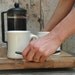 Cutting board/Serving Tray: Reclaimed wood, boat cleats, Large.