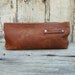 Waxed canvas pouch: Spice.