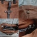 Waxed Canvas Tote: Spice, antique military leather, antique fabric pocket.