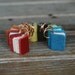 Book Necklace: Teeny tiny scrap leather