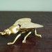 Vintage brass fly ashtray box