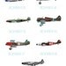 Set of 4 Airplane Boy's Nursery Playroom Wall Art