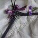 Personalized Bridal hanger "PURPLE PEACOCK " Wire name hanger,Last name hanger,Wedding dress hanger,Custom hanger,Bride coat hanger