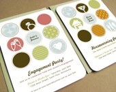 Modern Party Invitation - Housewarming or Engagement